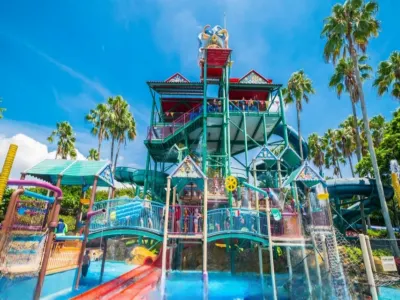 苗栗+台中5天潮玩 麗寶樂園親子之旅 【保證】苗栗飛牛牧場 新裝潢《牧場原憩》麗寶賽車主題旅店T11 T12【全程兩大床房型】福容徠旅林口館