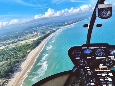 親子趕海樂🐚‧直升機體驗🚁海南島三亞5天暑假奇幻之旅  直升機翱翔天際、小東海親子趕海、檳榔谷黎族鑽木取火、天涯海角深海秘境、天涯藍白小鎮、鳳凰嶺海誓山盟風景區、呀諾達雨林文化旅遊區、海景下午茶