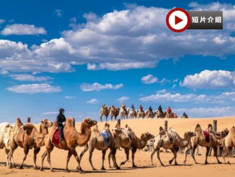 【直航大同】馳騁內蒙古、穿越大同城 草原+沙漠+火山+溫泉8天純玩團  呼和浩特(希拉穆仁草原、大召寺)、鄂爾多斯(響沙灣、成吉思汗陵)、烏蘭察布(烏蘭哈達火山)、山西大同(雲岡石窟)