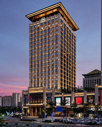 《直航船+連住2晚國際品牌酒店》保證入住國際品牌~新興筠城喜來登酒店 品嚐【酒店自助晚餐】【灌湯鮑魚燒鵝宴】【任點任吃粵式點心宴】探索「赤坎僑鄉風情主題旅遊城」「禪域小鎮」新興五邑純玩3天團