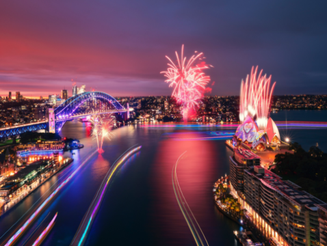 悉尼、曼利6天團｜✨特別增遊【繽紛悉尼燈光音樂節】2026年5月19日至6月10日出發的團隊適用，｜乘南半球最斜的鐵路列車沿途飽覽藍山的絕美風景、觀看著名的三姐妹峰、悉尼歌劇院導賞遊、曼利海灘