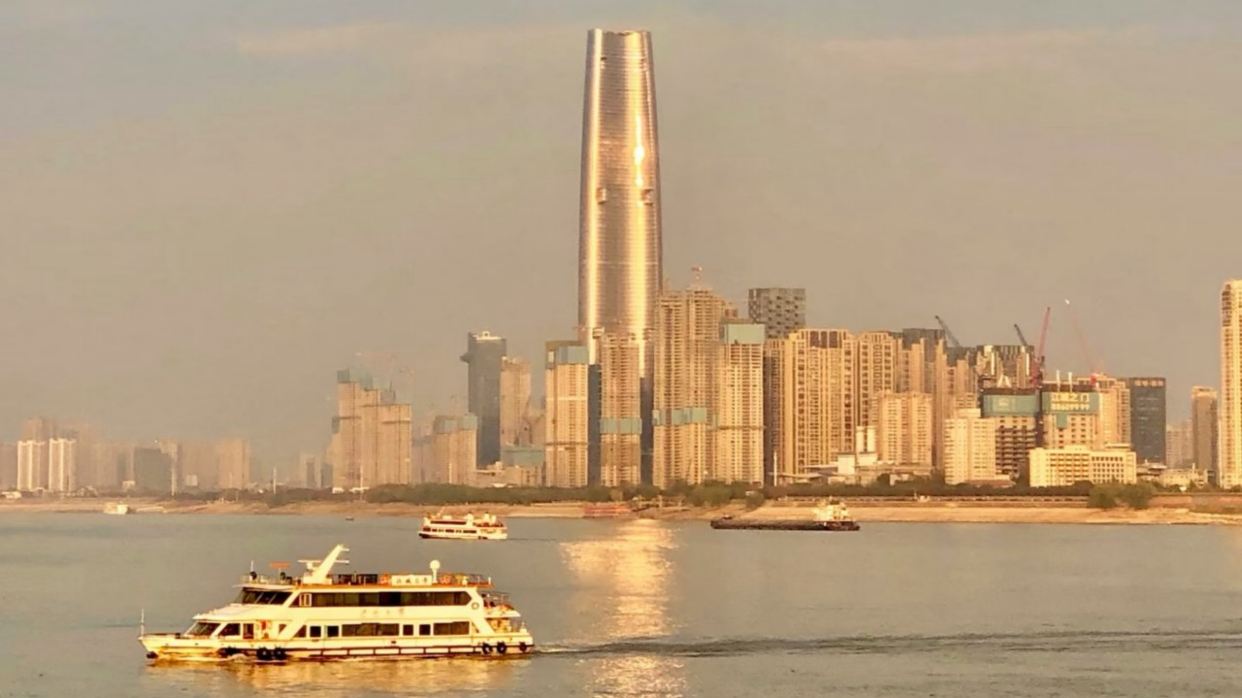 長江輪渡賞日落