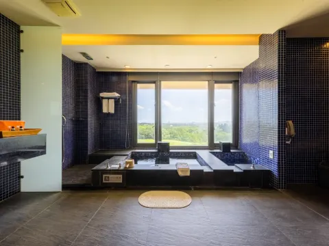 泡在南方莊園 房內溫泉浴池