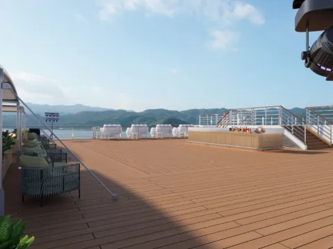 世紀夢想號~露天酒吧