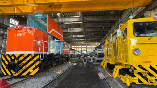 國家鐵路博物館重本參觀古蹟柴電工場