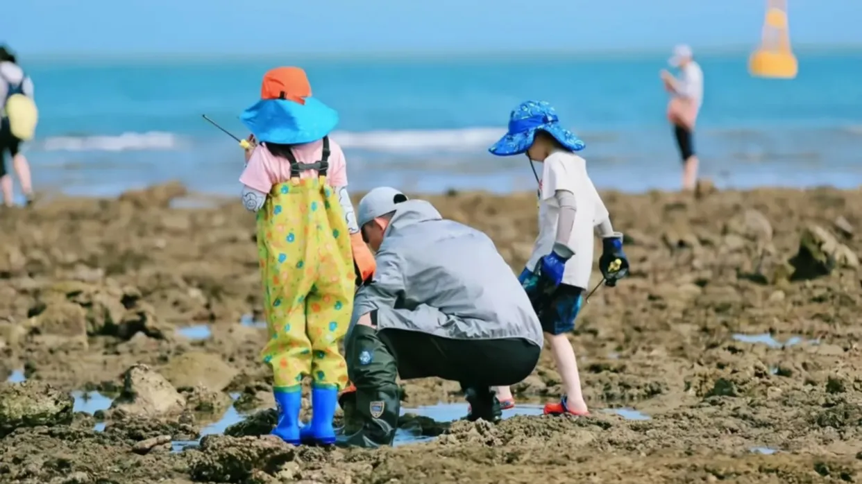 三亞親子趕海
