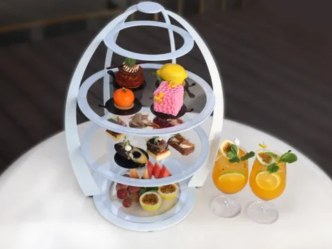 鳳凰島酒店33樓高空海景下午茶