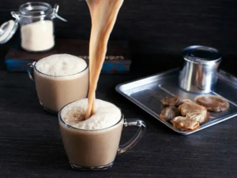 印度煎餅 +拉茶或飲料