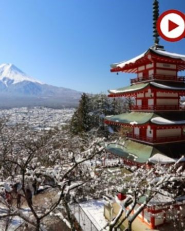 東京、茨城 冬日5天賞景之旅 大洗磯前神社、絕美海上鳥居~神磯之鳥居、「世界三大高佛像」牛久大佛、新倉富士淺間神社