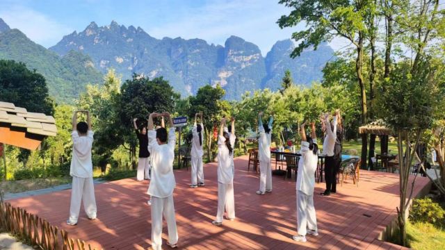 太極、八段錦練習