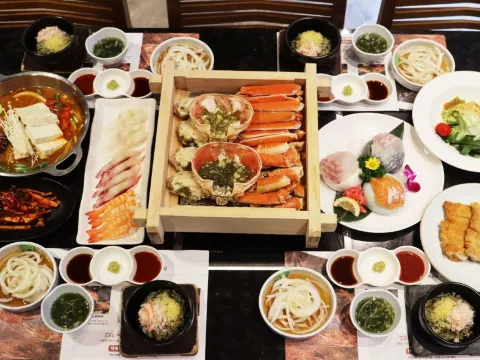 機張名物 : 松葉蟹料理