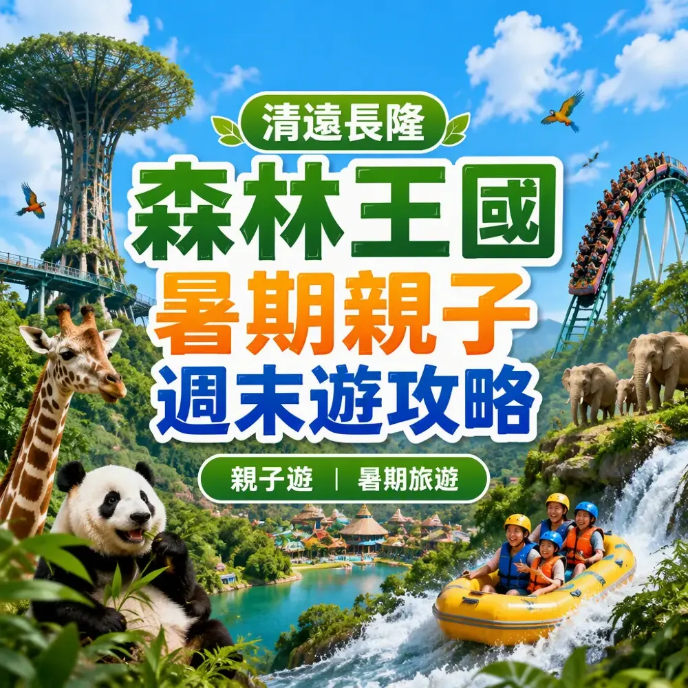 廣州清遠長隆森林王國暑期親子週末遊攻略