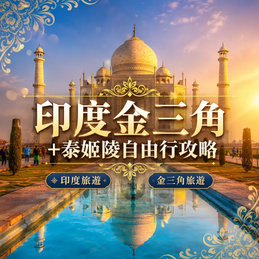 印度金三角+泰姬陵自由行攻略｜德里阿格拉齋浦爾路線+簽證教學