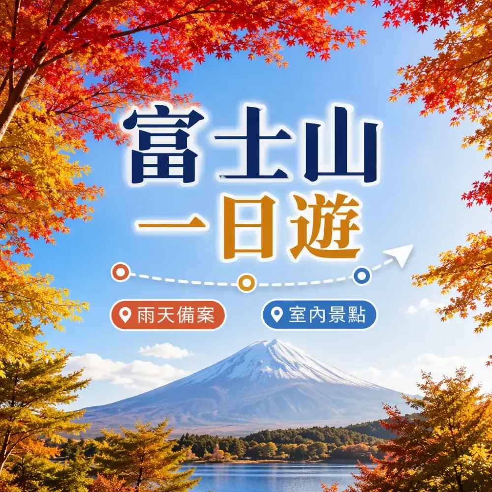 富士山一日遊｜天氣不似預期室內替補行程推介