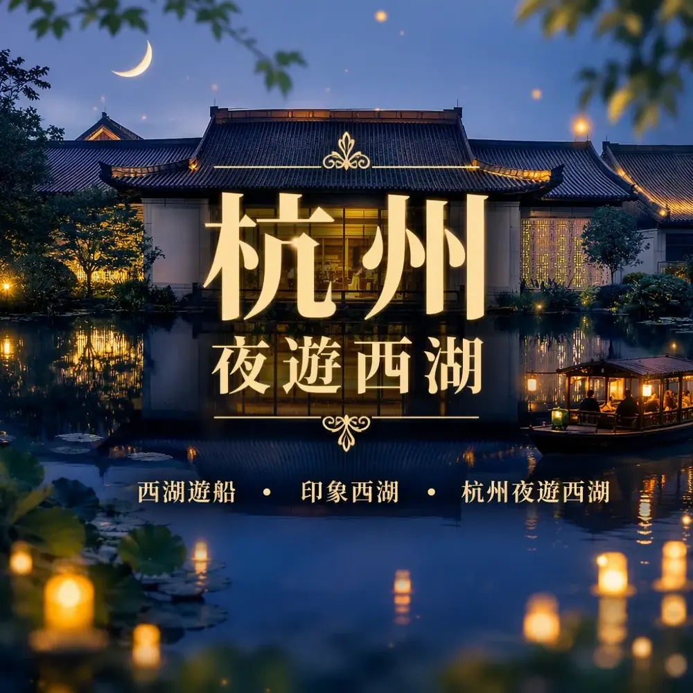杭州夜遊西湖｜夜遊攻略+遊船表演推介