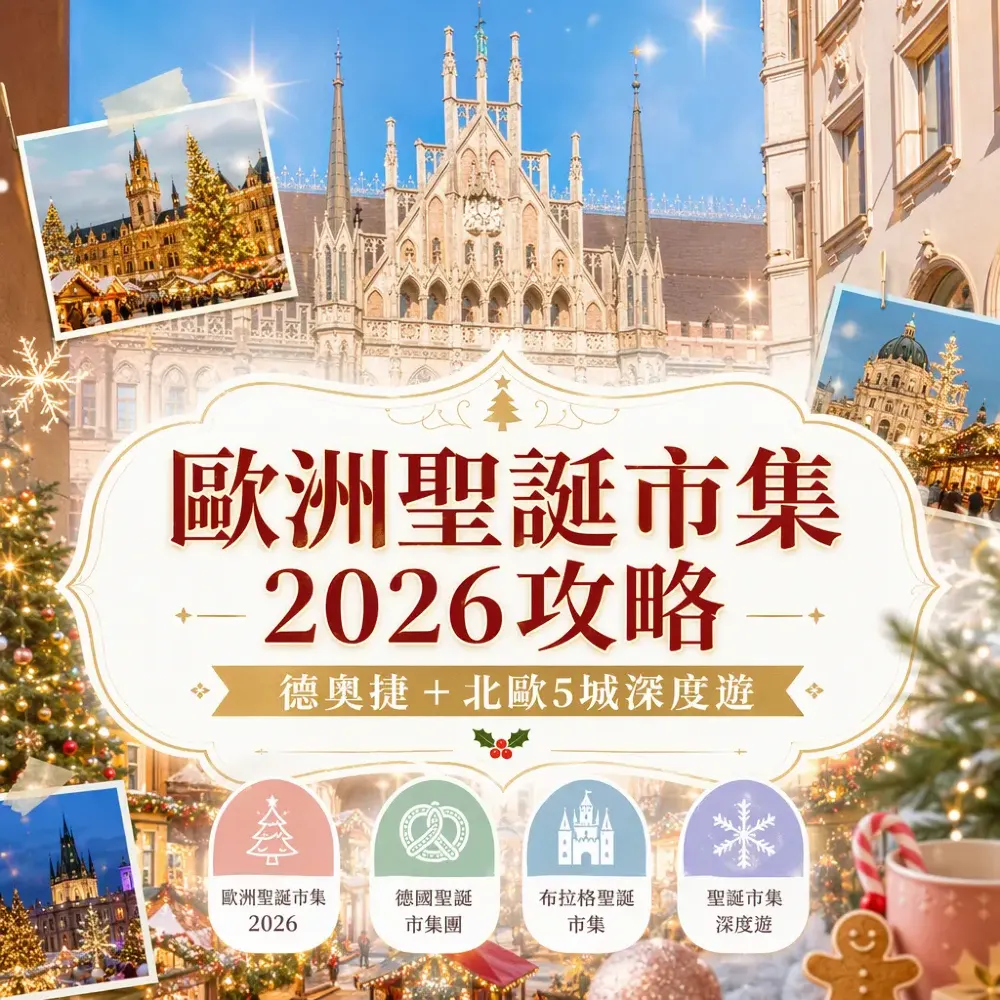 歐洲聖誕市集2026攻略｜德奧捷＋北歐5城深度遊