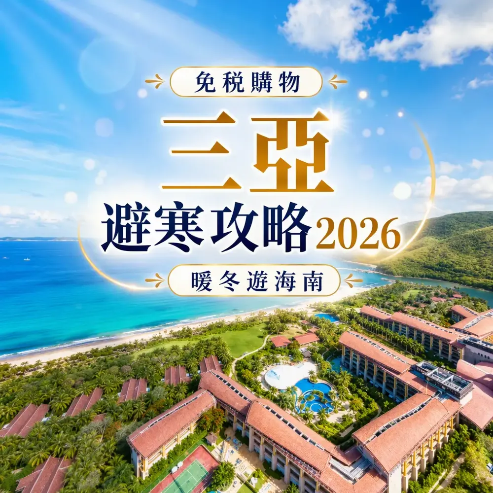 三亞避寒攻略2026|海南免稅購物+海口陵水暖冬遊