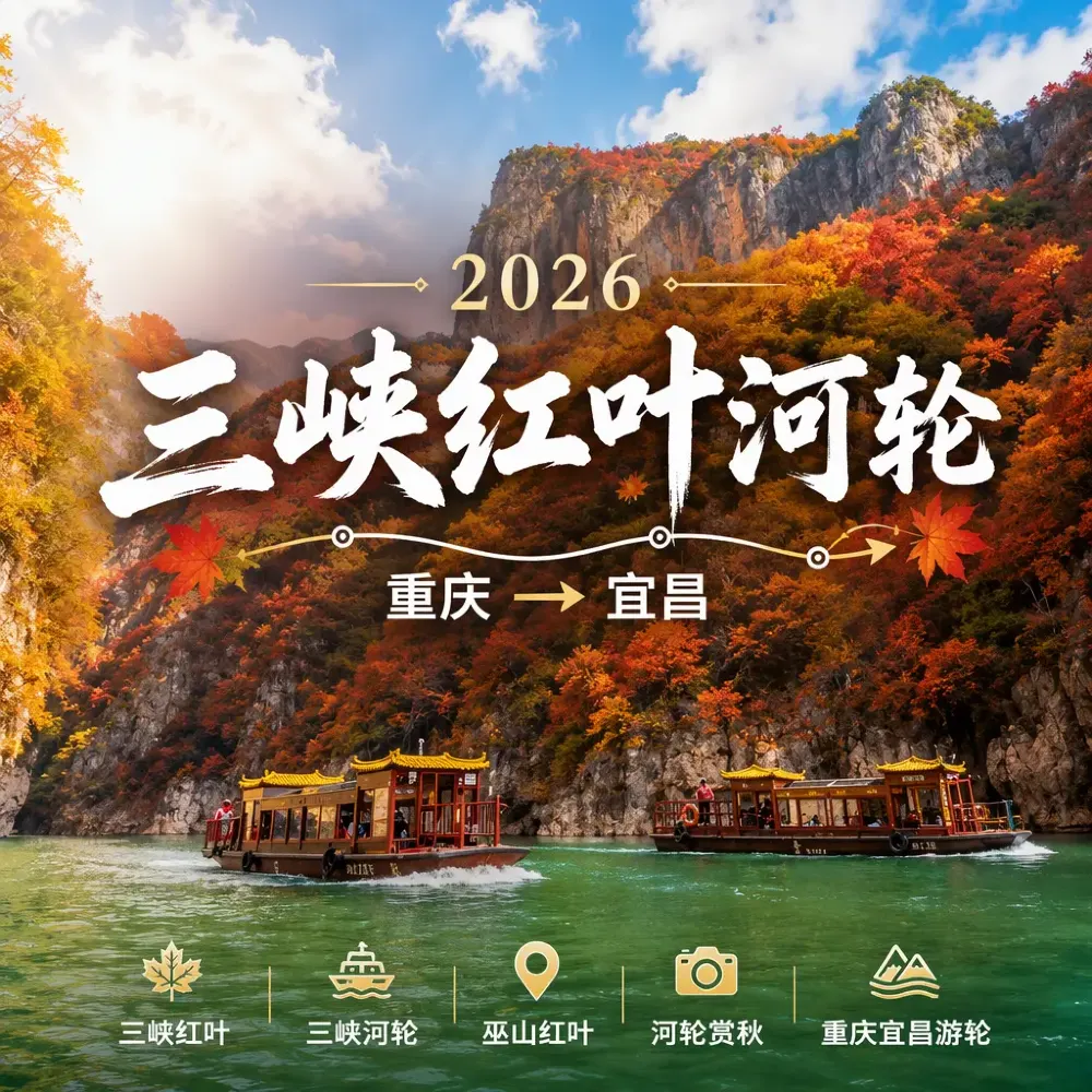 三峽紅葉河輪 2026｜重慶→宜昌河輪賞秋全攻略