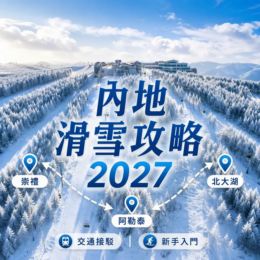 內地滑雪2027攻略｜崇禮・北大湖・阿勒泰入門全解