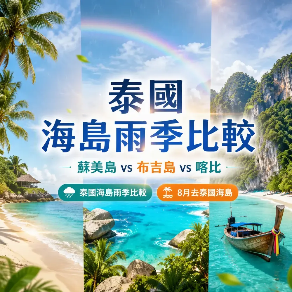 泰國海島雨季比較 蘇美島布吉島喀比