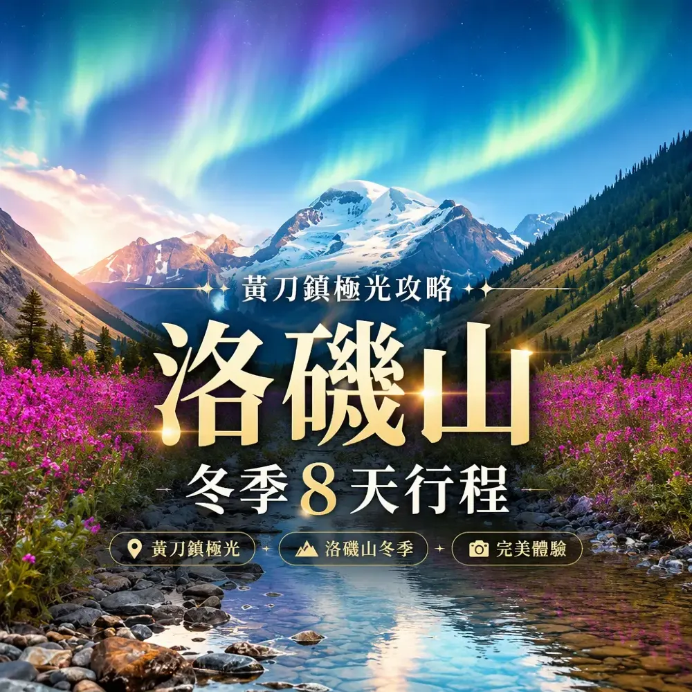 加拿大黃刀鎮極光攻略｜洛磯山冬季8天行程