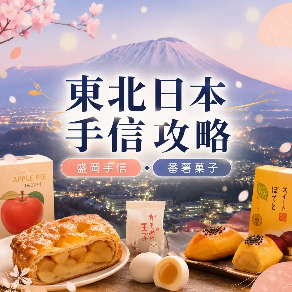 盛岡手信攻略｜車站蘋果批＋番薯菓子掃貨路線
