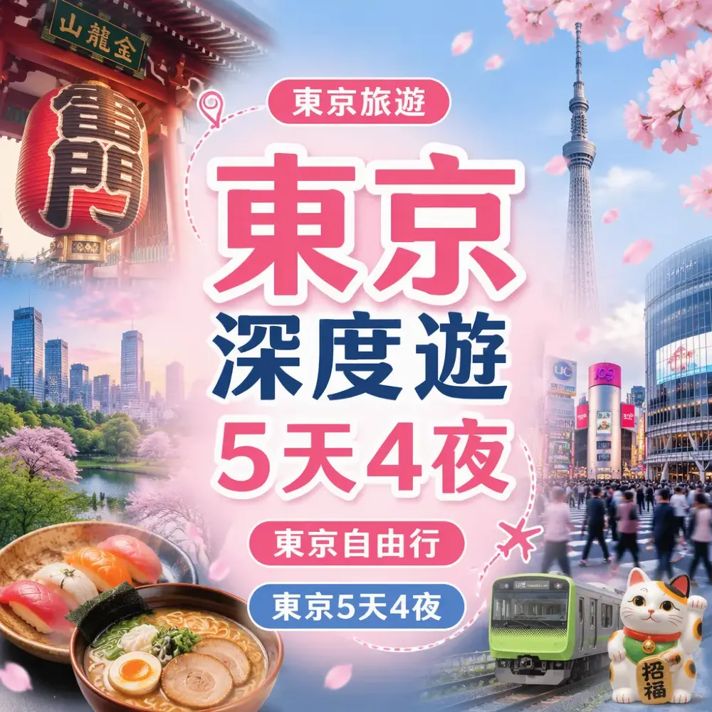 東京深度遊5天4夜攻略｜淺草+澀谷+新宿+上野+秋葉原必去