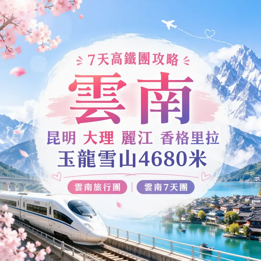 雲南當地參團7日6晚高鐵團攻略 昆明大理麗江香格里拉
