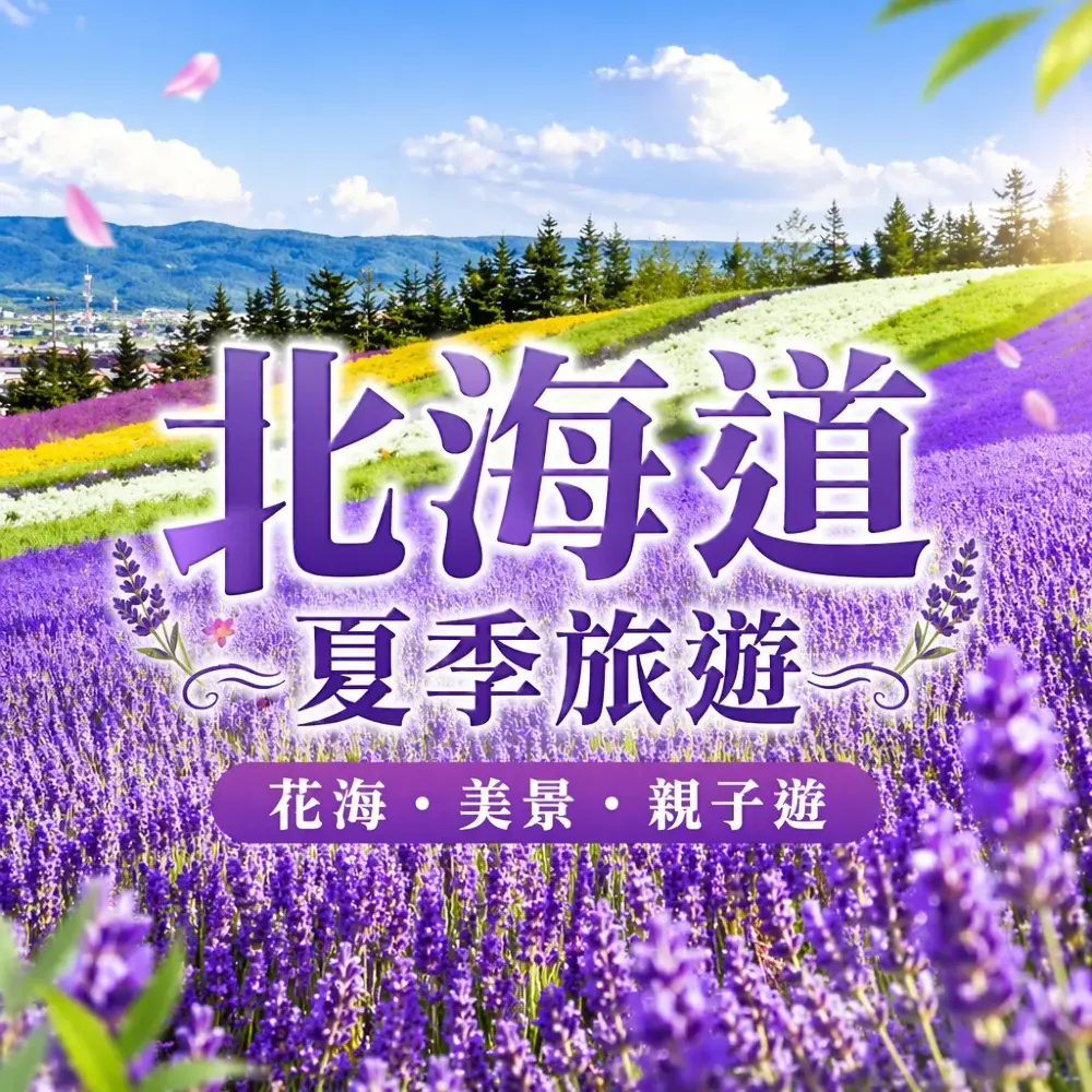 北海道夏季花見全攻略：富良野薰衣草+美瑛親子路線