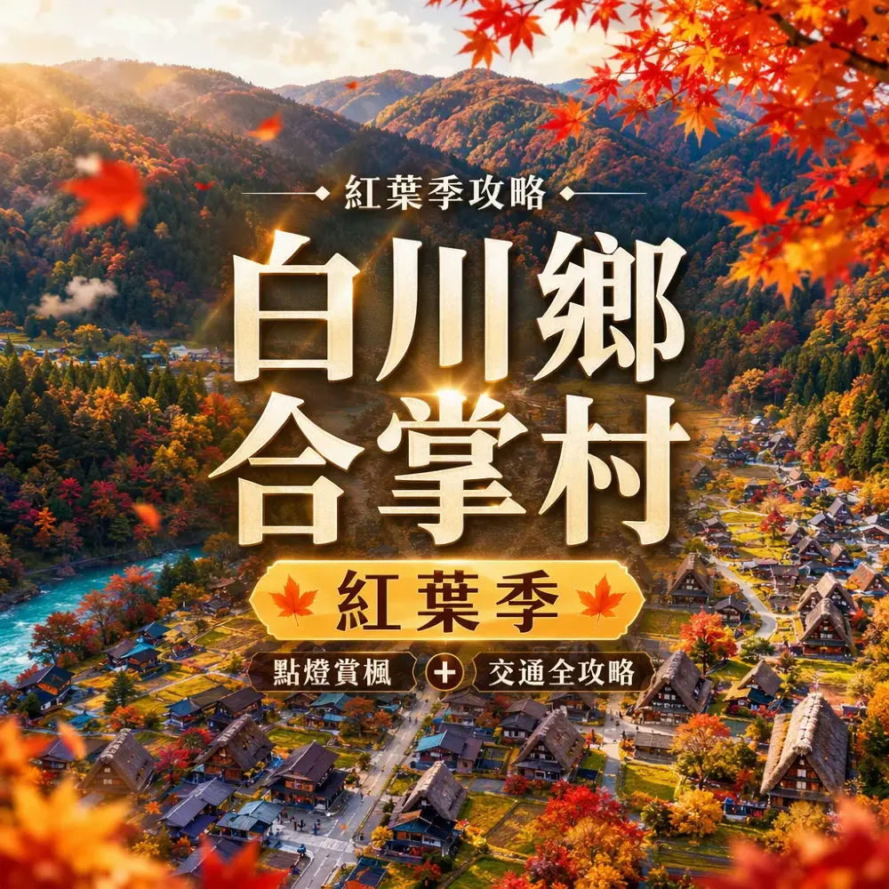 白川鄉合掌村紅葉季｜點燈賞楓＋交通全攻略
