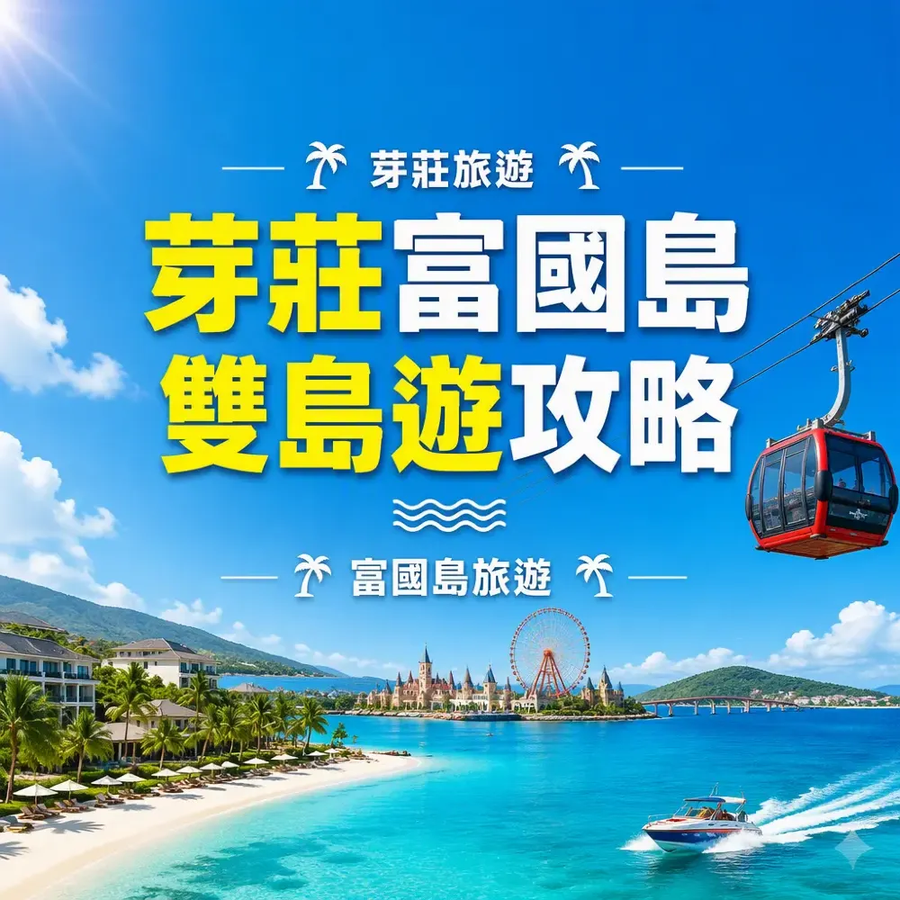 越南芽莊+富國島雙島遊攻略｜珍珠島+跨海纜車+海灘+度假村