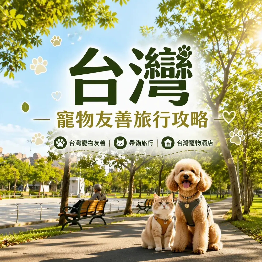 台灣寵物友善旅行攻略｜帶毛孩玩轉台北台中高雄