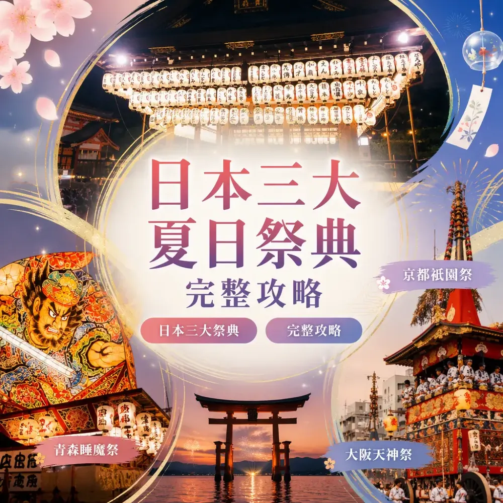 日本三大夏日祭典完整攻略 青森睡魔祭 京都祇園祭 大阪天神祭