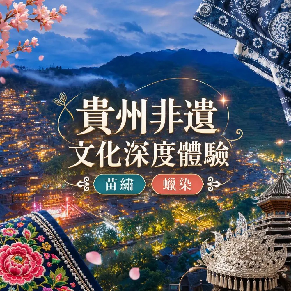貴州非遺文化深度體驗：苗繡、蠟染、侗族大歌全攻略