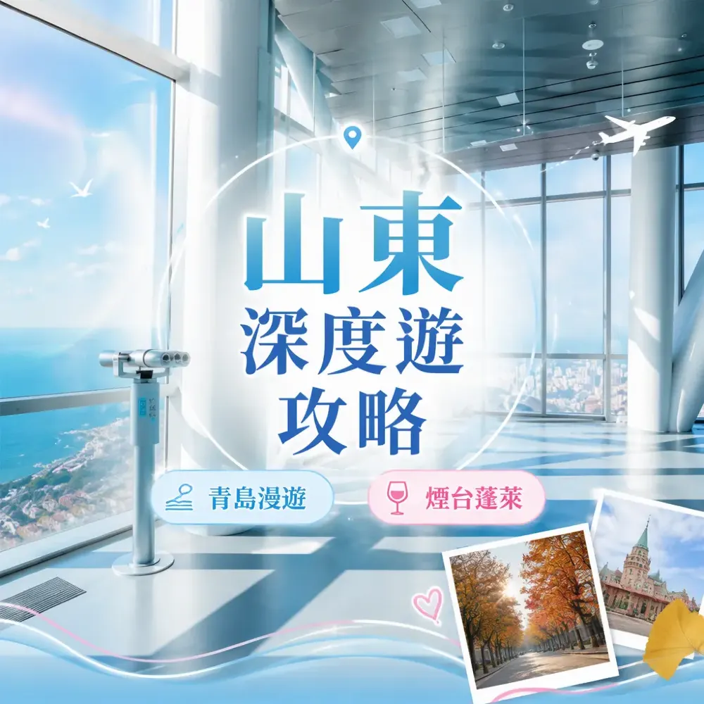 山東深度遊攻略｜青島雲上海天觀光廳＋煙台張裕酒文化博物館＋蓬萊神話景點