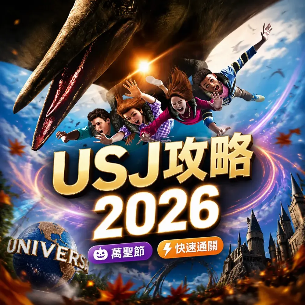 USJ攻略2026｜大阪環球影城萬聖節＋快速通關