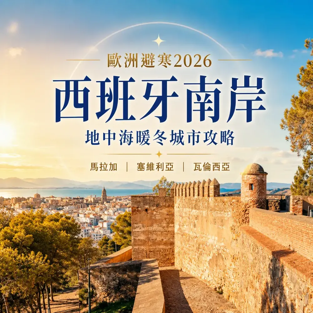 歐洲避寒2026｜西班牙南岸地中海暖冬城市攻略