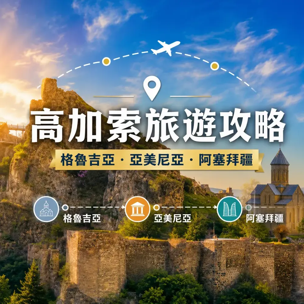 高加索旅遊攻略｜格魯吉亞・亞美尼亞・阿塞拜疆三國自由行
