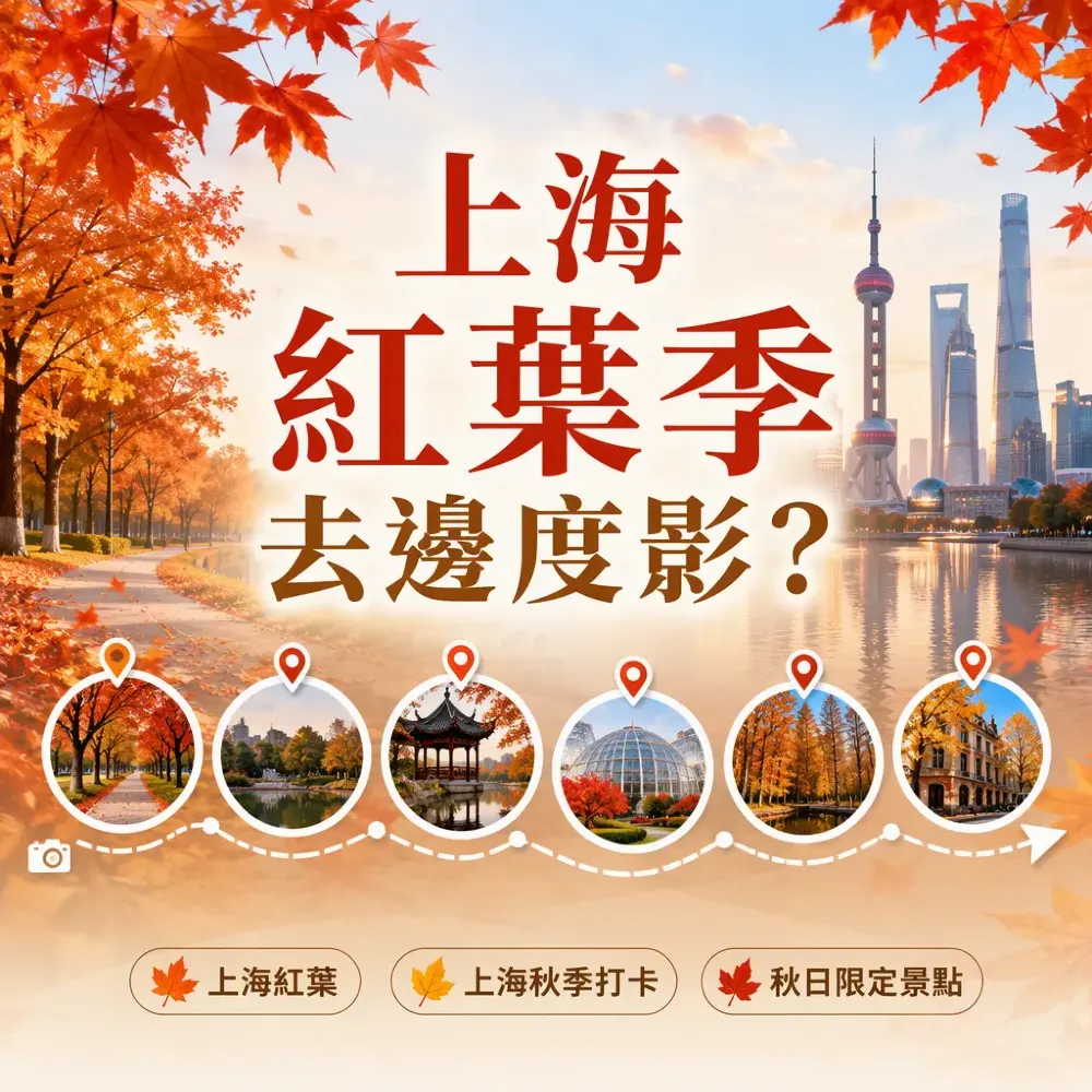 上海紅葉季去邊度影？6大秋日限定打卡位+最佳月份