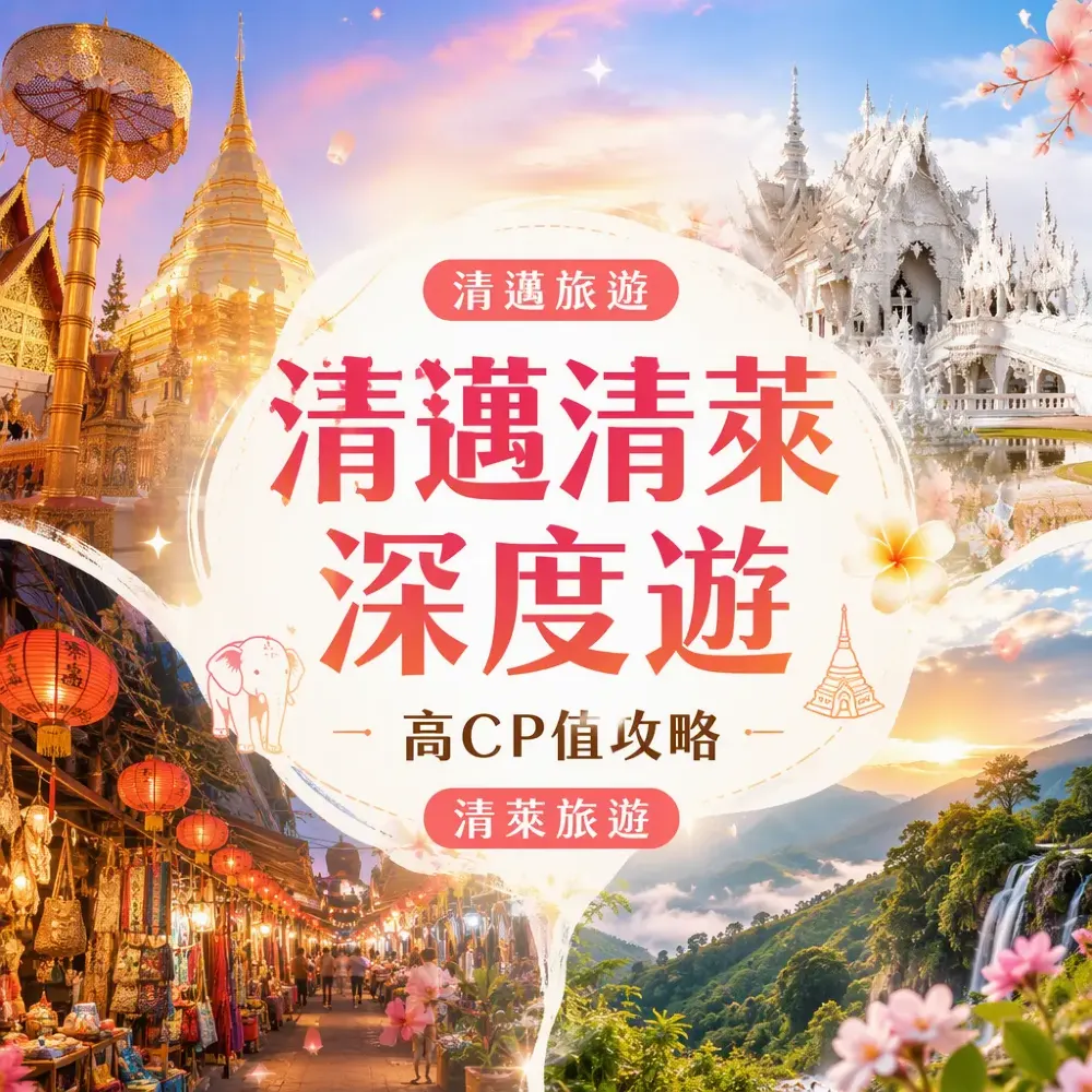 清邁清萊深度遊：寺廟夜市自然高CP值攻略