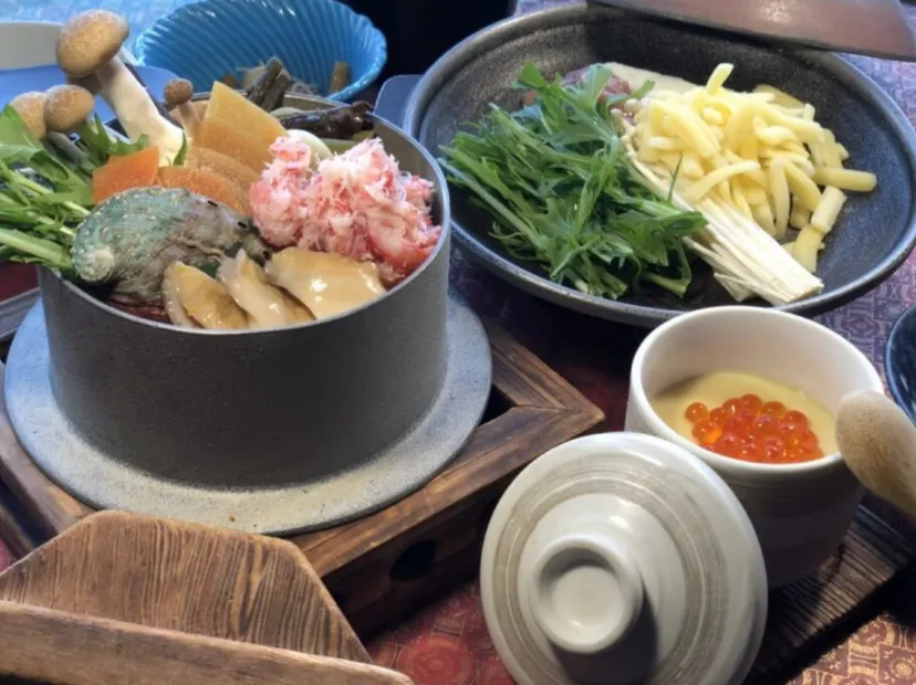 海鮮鮑魚蟹釜飯