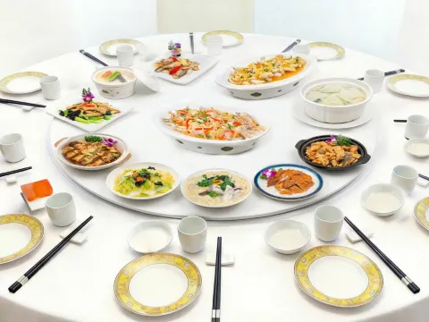 深海珍味龍躉10食~翅湯過橋深海大龍躉(位上)+香茅堂焗大龍躉