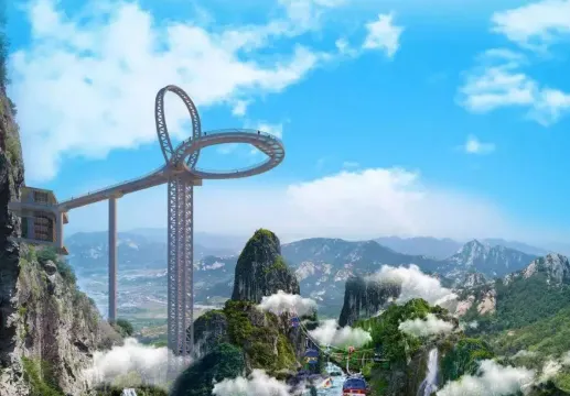 清遠黃騰峽燈光秀 