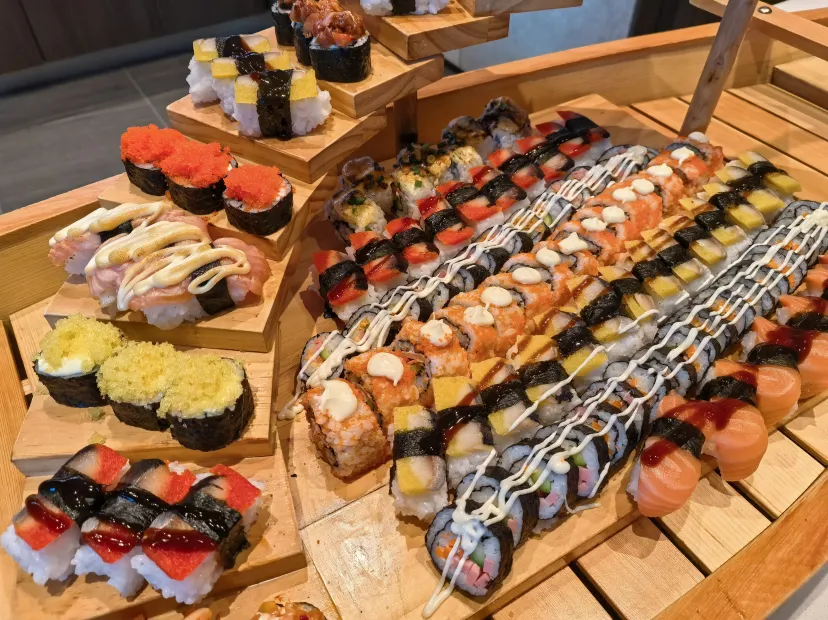 酒店自助晚餐