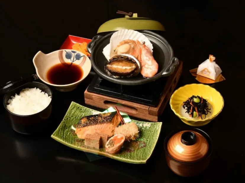 原隻鮑魚料理