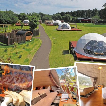 東京6天團·秋日Glamping之旅、【期間限定】Mother牧場豪華露營Glamping體驗+Mother牧場(欣賞花田美景)、賞紅葉名所(高德院~鎌倉大佛、鶴岡八幡宮、成田山新勝寺)