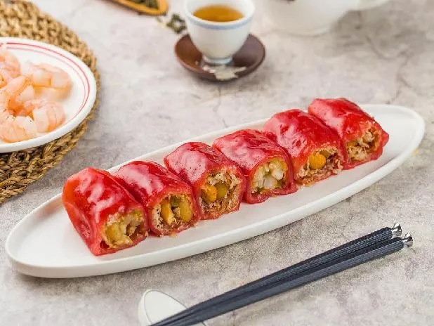 海鮮紅米腸粉