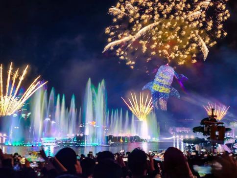 珠海+中山+佛山3天團·【香拉早餐+春節限定.新春煙花SHOW】全球最大海洋主題樂園[珠海長隆海洋王國]+「宋城•廣東千情」