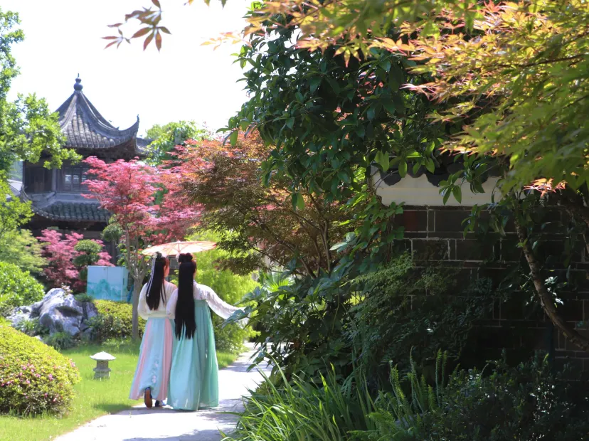 上饒悅溪開元觀堂漢服游園