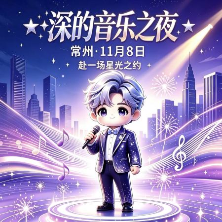 常州+上海+無錫5天團·「深深演唱會」常州站 & 秋遇江南夢